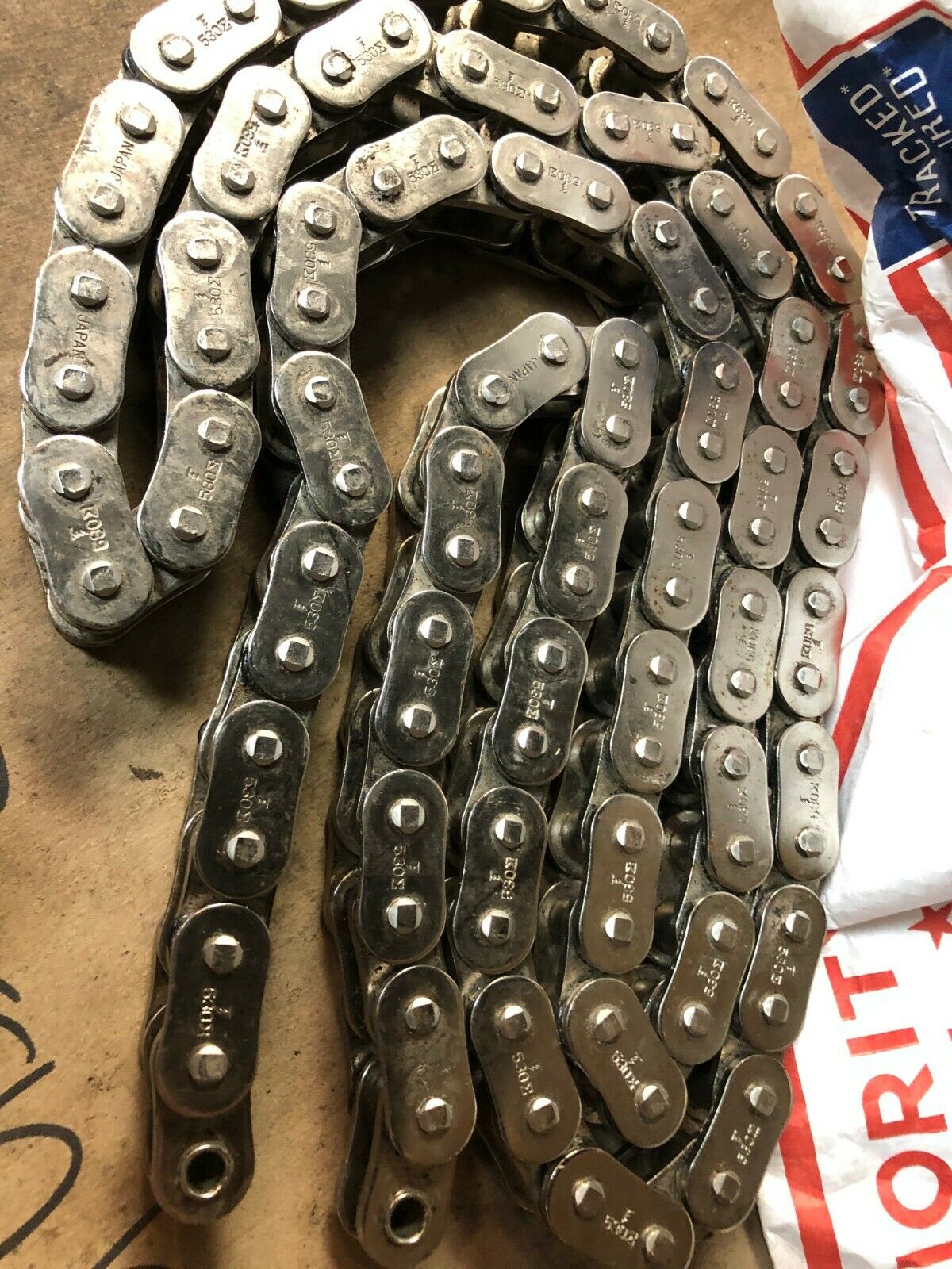 Motorcycle Chain - Nickel for 530 x 104 Links