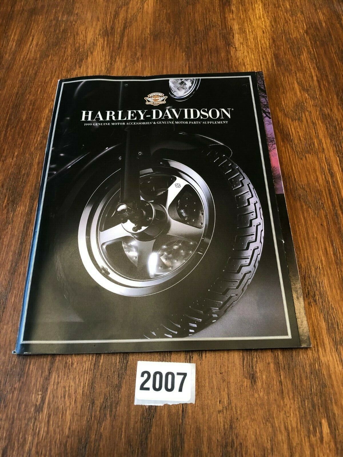 1999 HARLEY-DAVIDSON MOTORCYCLE ACCESSORIES DEALER BROCHURES