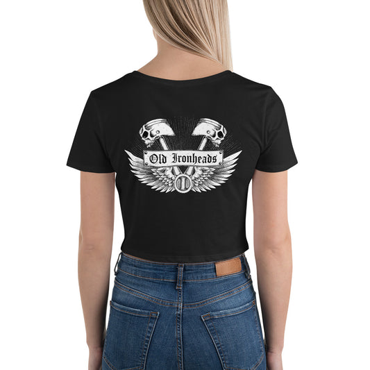 Women’s Crop Tee Wing Logo on Back